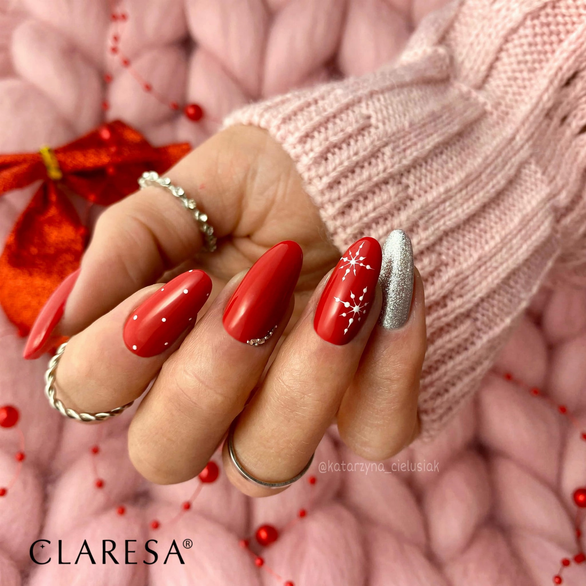 CLARESA UV/LED gél lakk 5g -RED 412