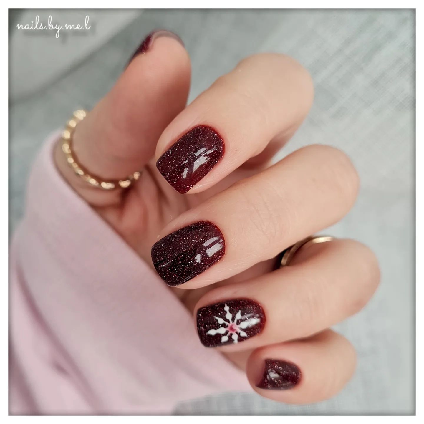SEMILAC UV/LED Gél Lakk 7ml - 393 - HEMA FREE - Sparkling Black Cherry