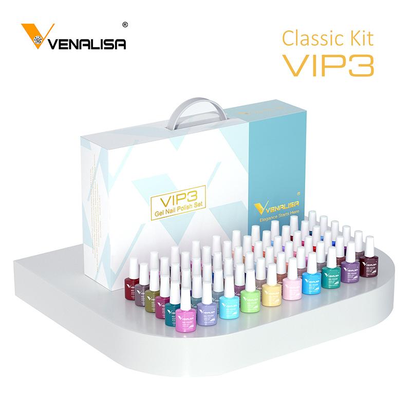 Venalisa VIP3 UV/LED Gél Lakk szett- Teljes szett - 60 db szín
