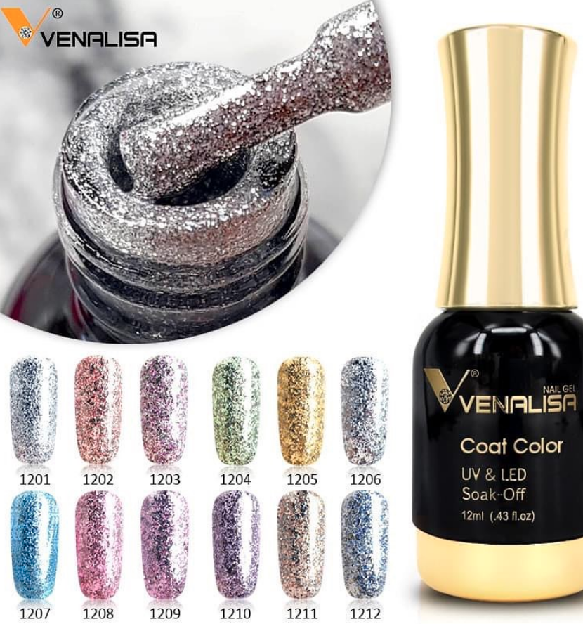 Venalisa - Platinum Gel 12 ml - 1204 Starry Turquoise